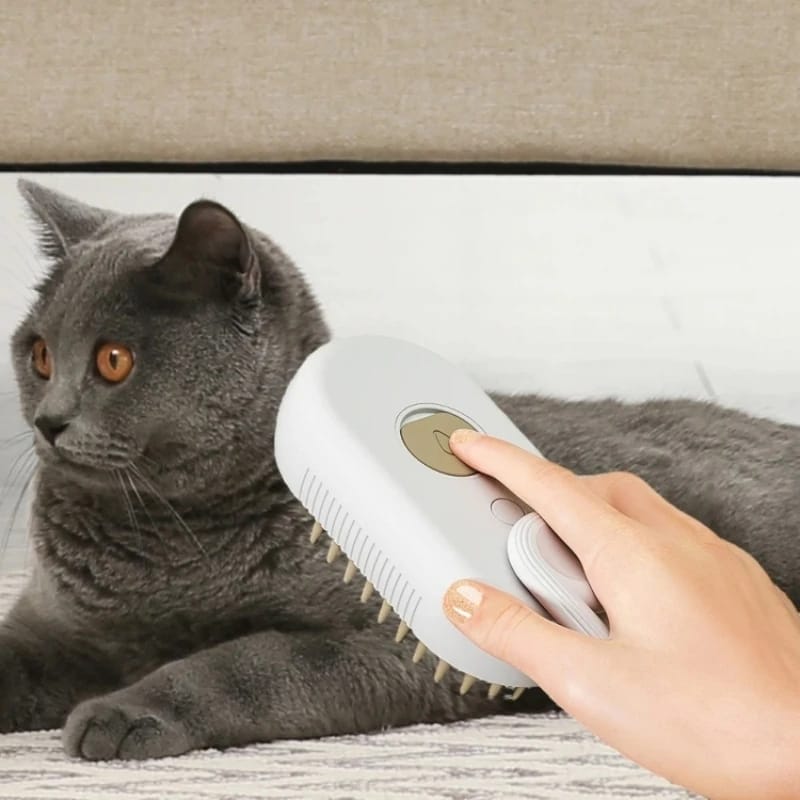 Cepillo A Vapor Para Mascota Quita Pelos